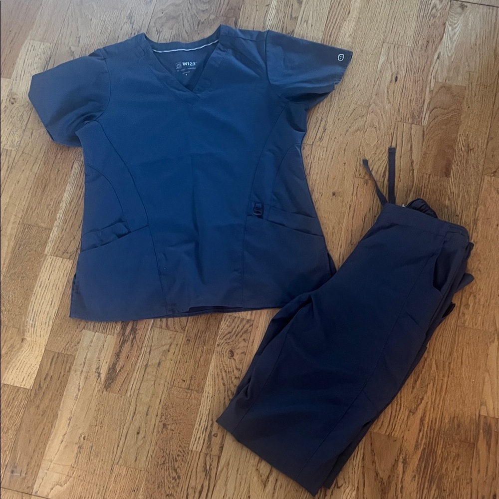 WonderWink Dark Blue Women's Scrub Set
